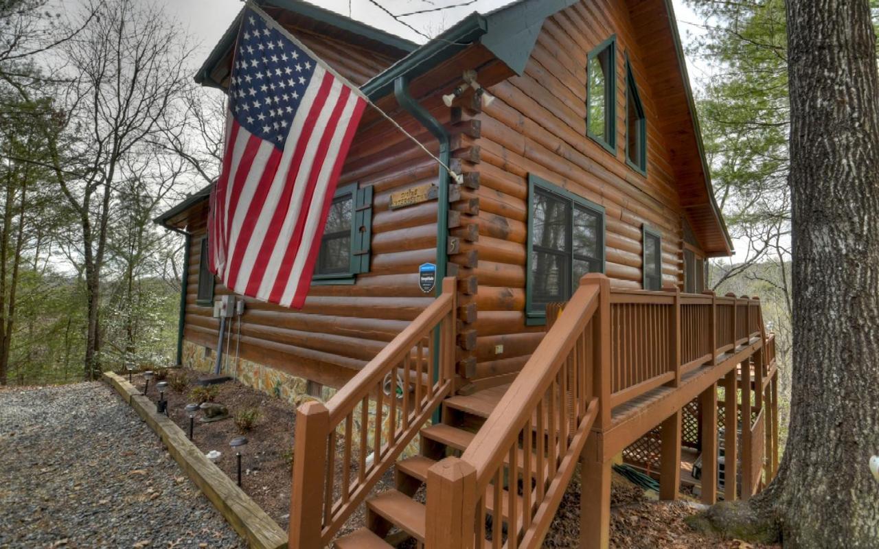 Golden Eagle Ga Cabin - Hot Tub, Firepit & Fast Wifi Blue Ridge Bagian luar foto