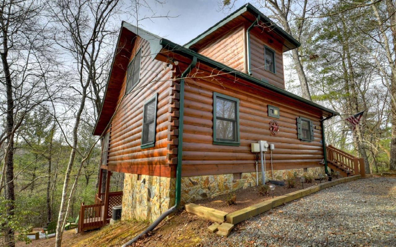 Golden Eagle Ga Cabin - Hot Tub, Firepit & Fast Wifi Blue Ridge Bagian luar foto