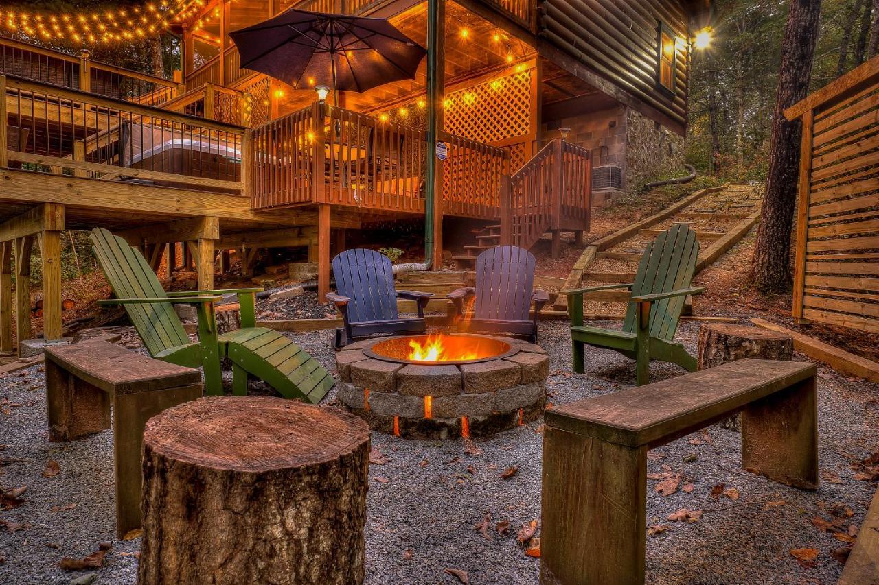 Golden Eagle Ga Cabin - Hot Tub, Firepit & Fast Wifi Blue Ridge Bagian luar foto