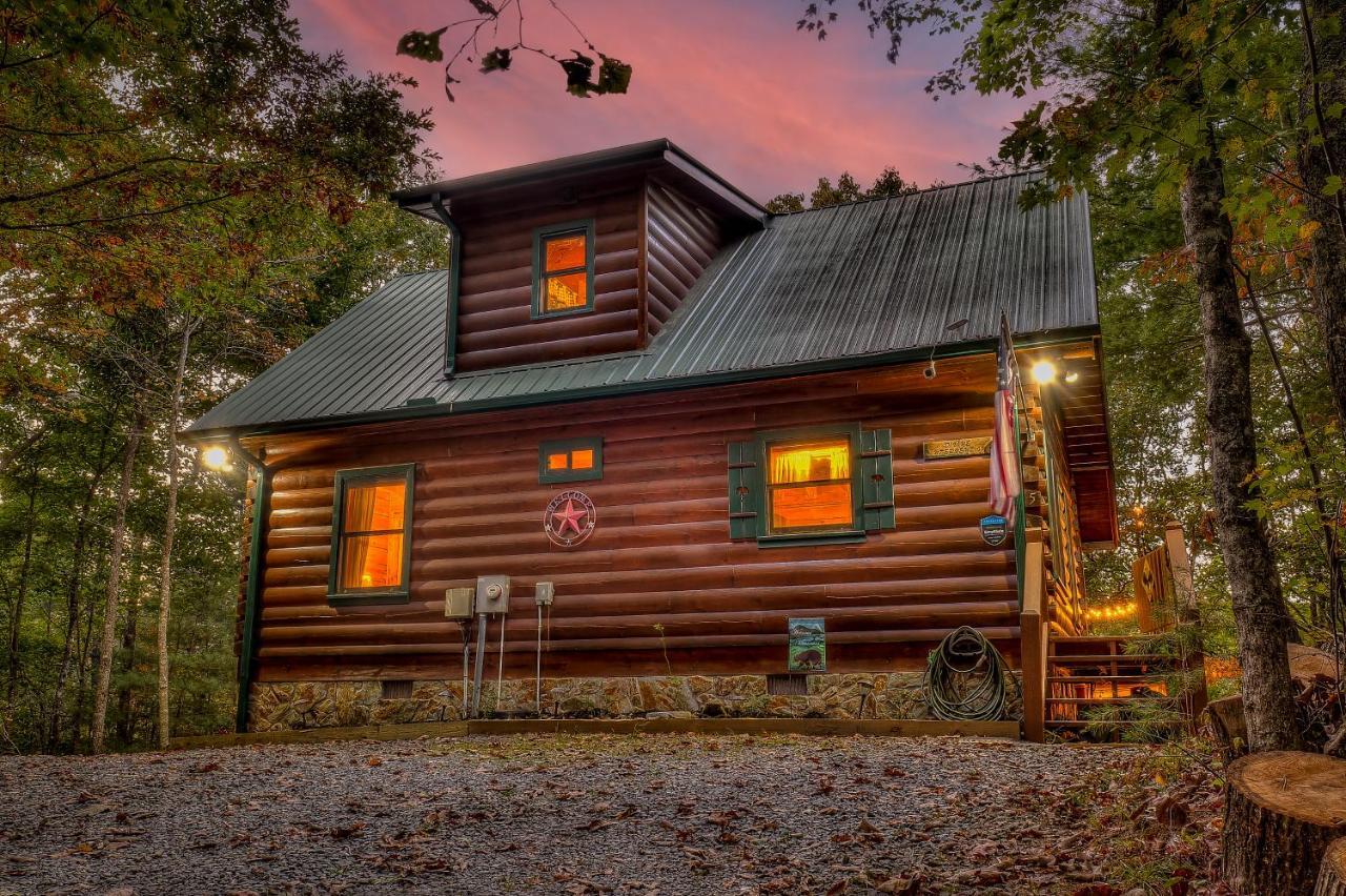 Golden Eagle Ga Cabin - Hot Tub, Firepit & Fast Wifi Blue Ridge Bagian luar foto