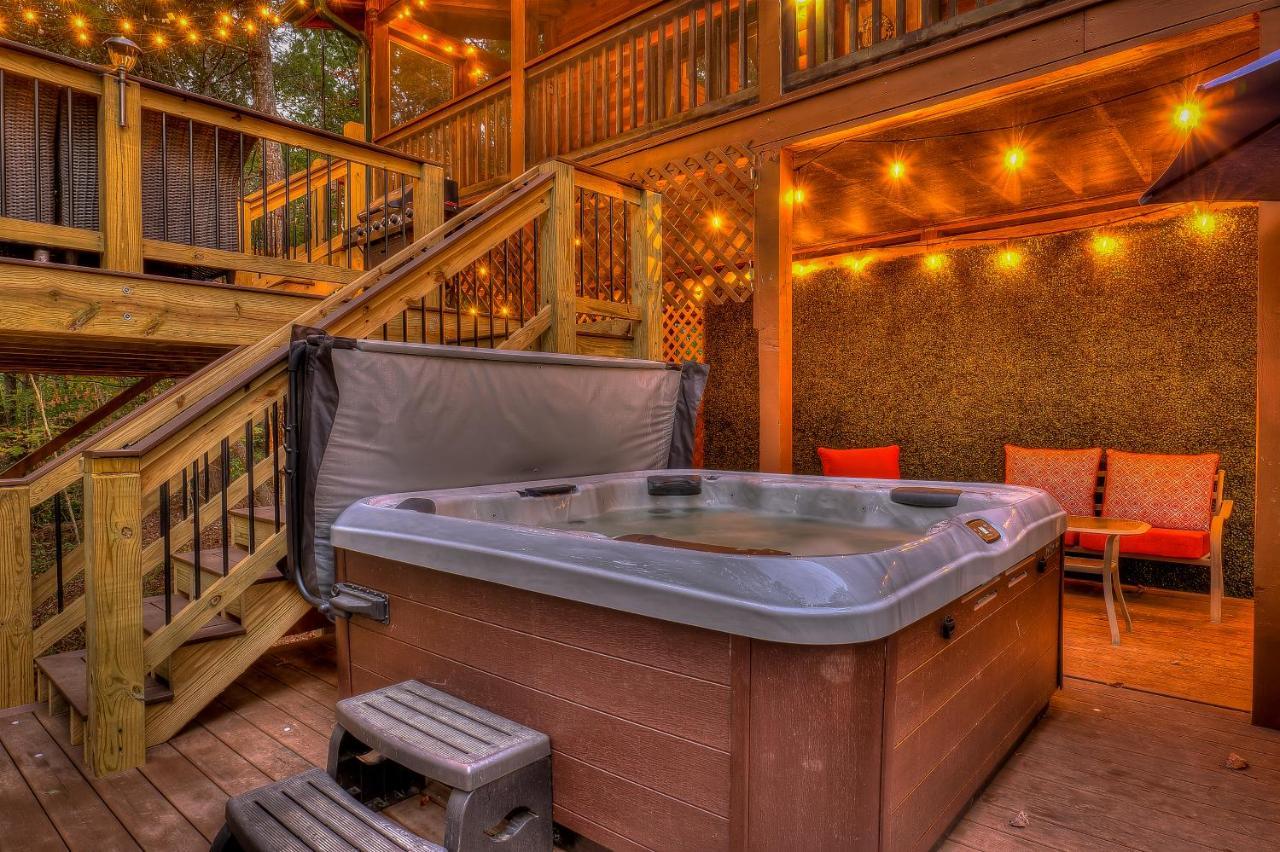 Golden Eagle Ga Cabin - Hot Tub, Firepit & Fast Wifi Blue Ridge Bagian luar foto