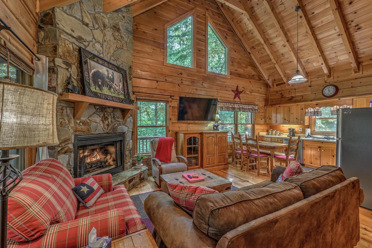 Golden Eagle Ga Cabin - Hot Tub, Firepit & Fast Wifi Blue Ridge Bagian luar foto