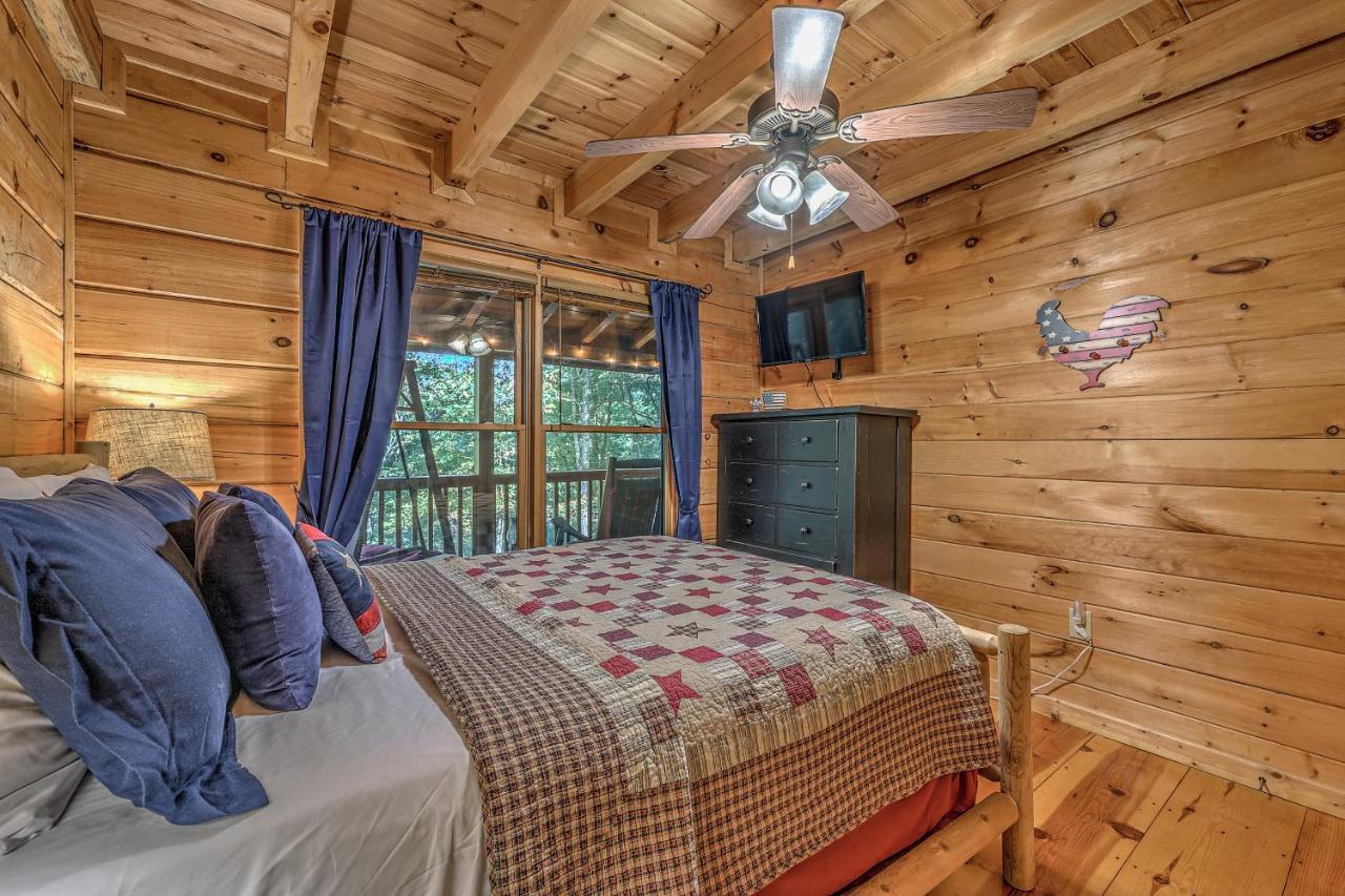 Golden Eagle Ga Cabin - Hot Tub, Firepit & Fast Wifi Blue Ridge Bagian luar foto