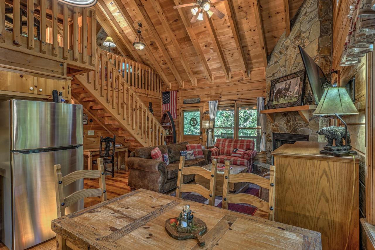 Golden Eagle Ga Cabin - Hot Tub, Firepit & Fast Wifi Blue Ridge Bagian luar foto
