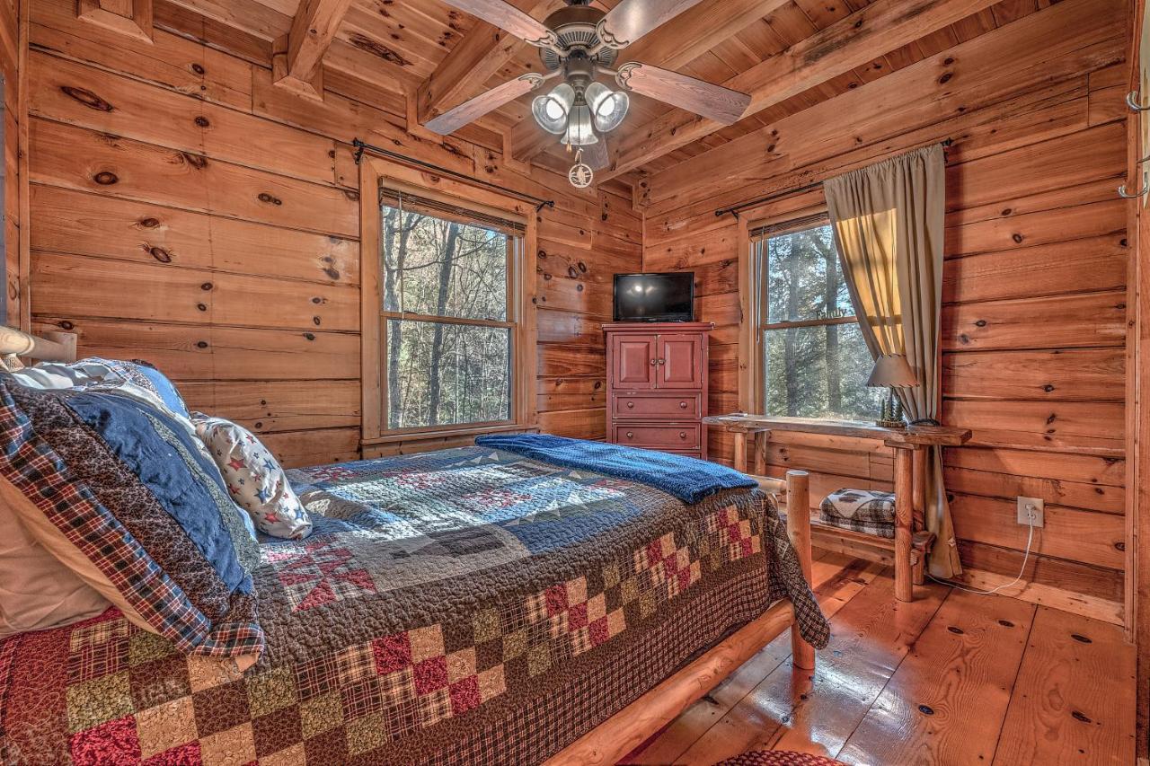 Golden Eagle Ga Cabin - Hot Tub, Firepit & Fast Wifi Blue Ridge Bagian luar foto